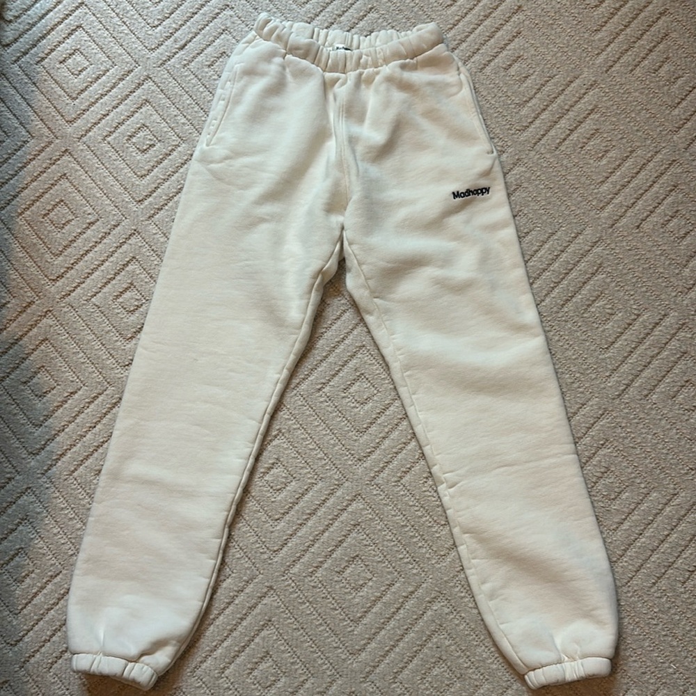 White Madhappy Sweatpants